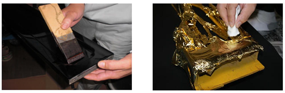 漆の塗り替え・金箔の張替え